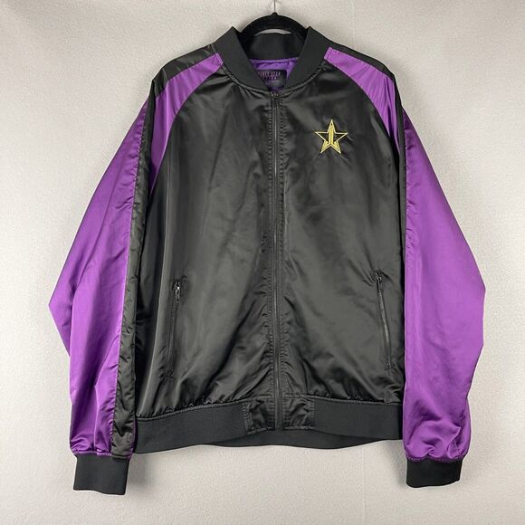 Jeffree Star Other - Jeffree Star Bomber Jacket Mens XXL 2XL  Blood Lust Full Zip Satin Embroidery